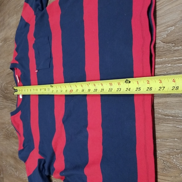 (L) Levi's Casual Stripes Comfy Lightweight Loungewear Loose Casual Color Block - Picture 9 of 11